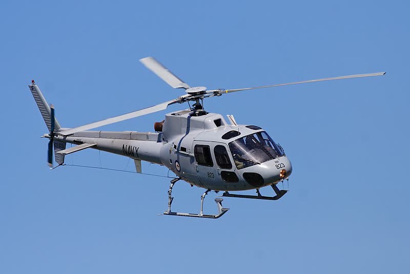 Esquilo AS350 em voo