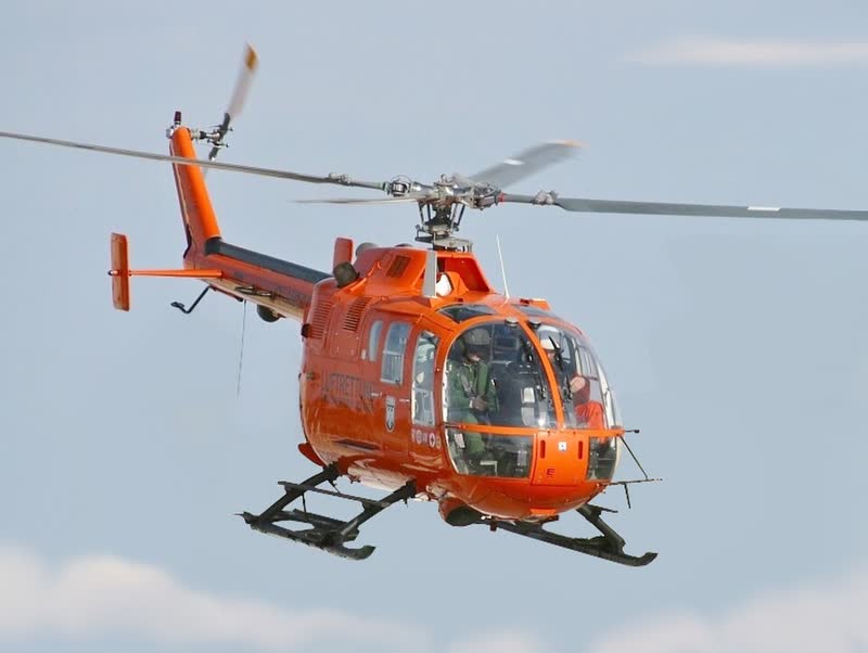 MBB Bo 105 em voo